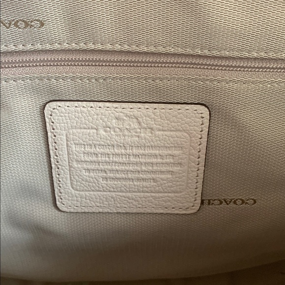 NWT Coach Chalk Rhyder Satchel With Shoulder Strap
& Dust Bag. - Picture 14 of 14